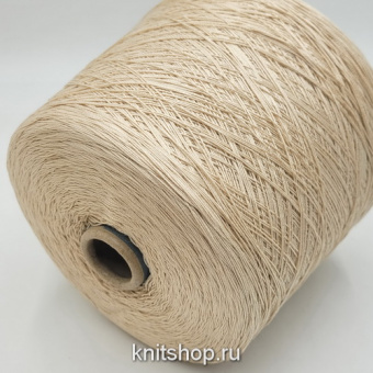 Manifattura Sesia Bio Cable 8 (0052 светло-бежевый) 100% хлопок мерсеризованный 670м/100гр