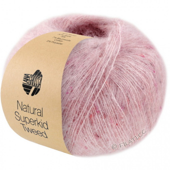 Lana Grossa Natural Superkid Tweed (629) 60% суперкид мохер, 30% шелк, 7% хлопок, 3% пл 25г/200м