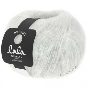 Lana Grossa Lala Berlin Brushy (011) 42% суперкид мохер, 38% меринос, 20% па 50г/135м