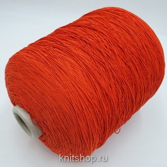 Pecci Filati Gommolino (81422 коралл) 75% лён, 25% па 330 м/100 гр велюровый, лен в оплетке па