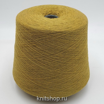 Zegna Baruffa Cashwool 2/30 (286060/Missoni М1001 горчица меланж) 100% меринос 1500м/100гр