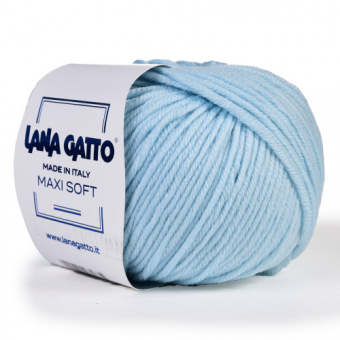 Lana Gatto Maxi Soft (14451) 100% меринос экстрафайн 50 г/90 м