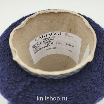 Cariaggi Boucle (31939 Pt 38119 темно-синий) 80% кашемир, 20% шёлк 750м/100гр букле