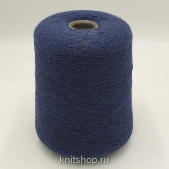 Zegna Baruffa Cashwool 2/30 (442194 темно-синий меланж) 100% меринос 1500м/100гр
