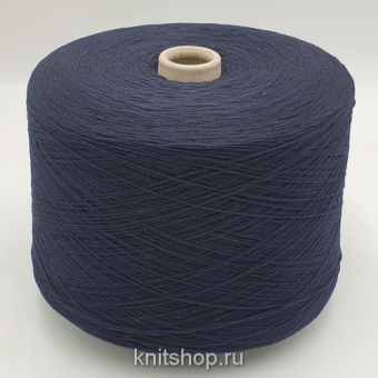 Unicas (Blu темно-синий) 90% меринос, 10% кашемир 2/28 1400м/100гр