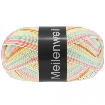 Lana Grossa Meilenweit 100 Fun (4434) 80% меринос, 20% полиамид 100г/420м