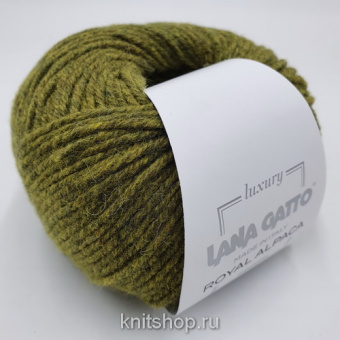 Lana Gatto Royal Alpaca (9157 лайм) 70% альпака бэби, 30% нейлон 50г/115м