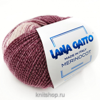 Lana Gatto Merinocot (09212) 53% меринос экстрафайн, 47% хлопок 50г/125м