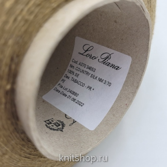 Loro Piana Country Silk (Tabacco бежевый) 100% шелк буретный 3/70 2333м/100гр