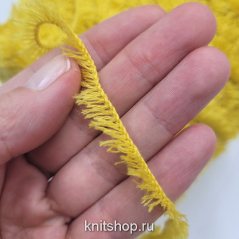 G&G Filati Tagliatino (1 горчица) 100% меринос 100м/100гр мех, реснички