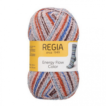 Regia Energy Flow Color (00180) 42% меринос, 33% хлопок, 25% па 100г/300м