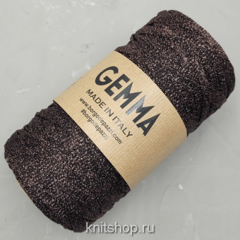 Borgo de'Pazzi Gemma (8 шоколад) 52% металлизированный люрекс, 48% па 150г/100м пряжа для сумок