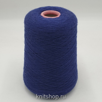 Zegna Baruffa Cashwool 2/30 (027284 синий) 100% меринос 1500м/100гр