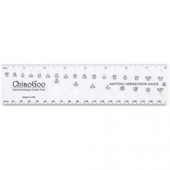 Линейка для определения размера спиц ChiaoGoo