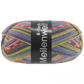 Lana Grossa Meilenweit 150 6-Ply Arte (9635) 80% меринос, 20% полиамид 150г/390м