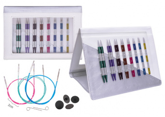 Набор Deluxe Set Normal IC съемных спиц SmartStix со сменными лесками, иск.кожа\алюм,8 видов спиц