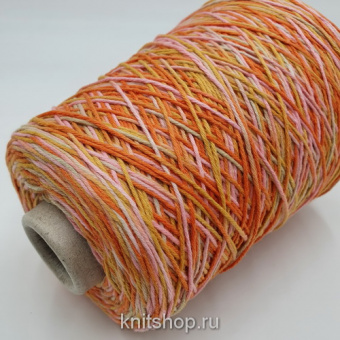 Luxury (2 папайя) 5% кашемир, 10% шёлк, 45% вискоза, 40% па 250м/100гр