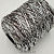 Rigo Emporium (8022 горький шоколад, фольга серебро) 90% меринос, 8% фольга, 2% па 180м/100гр