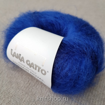 Lana Gatto Mohair Royal (08396 синий) 80% мохер, 20% нейлон 25 г/215 м