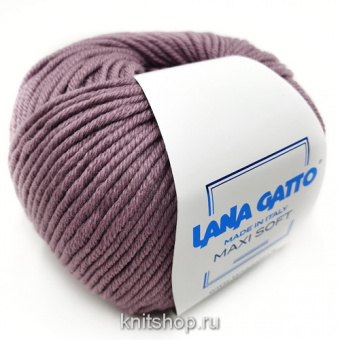 Lana Gatto Maxi Soft (12940) 100% меринос экстрафайн 50 г/90 м