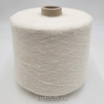 Millefili On-Hair (5001 белый) 24% альпака, 6% меринос, 29% акрил, 41% па 1800м/100гр
