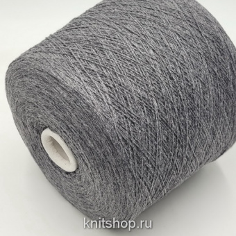 Stratos (6155 графит меланж) 30% кашемир, 70% меринос 2/14 700м/100гр