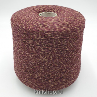 Superlamb (144+144+020 бордо мулине) 100% умягченная шерсть ягненка 500м/100гр