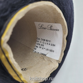 Loro Piana VICUNA (C438 RF21 New SS черный) 100% викунья 2/24 1200м/100гр