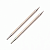 Спицы 13 см 6 мм съемные Nova Cubics Knit Pro, никелированная латунь, серебристый