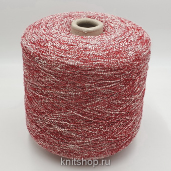 Cofil Peperoncino (10120 красный, люрекс) 61% хлопок, 22% вискоза, 7% люрекс, 10% па 400м/100гр