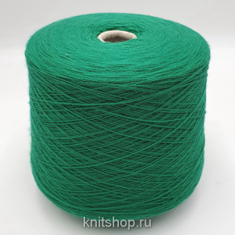 Nevada (Verde зеленый) 85% меринос, 15% альпака  2/10 500м/100гр