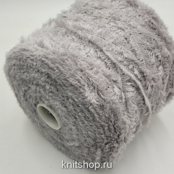 G&G Filati Tagliatino (3 серый серебро) 100% меринос 90м/100гр мех, реснички