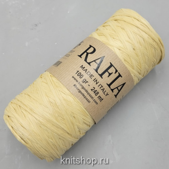 Borgo de'Pazzi Rafia (101 натуральный бежевый) 100% вискоза 100гр/248м