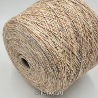 Sock Print (2236 бежевый лайм персик) 75% меринос, 25% па 4/12 300м/100гр