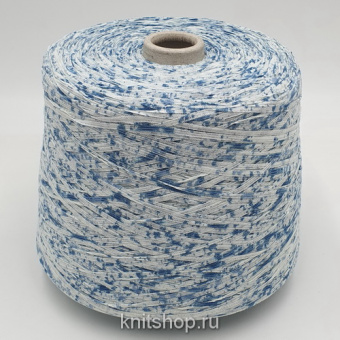 Filpucci Zenzerino (0708 петрольные брызги) 65% хлопок, 35% па 400м/100гр плоская ажурная лента